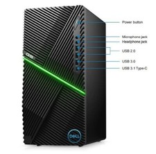 Dell G5 5000 Gaming Desktop 10th Gen i7-10700F 16GB RAM 1TB SSD RX 6600 XT 8GB