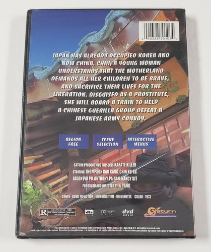 Karate Killer DVD - New & Sealed Kung Fu Martial Arts Action W/ Free Shipping - Picture 2 of 3