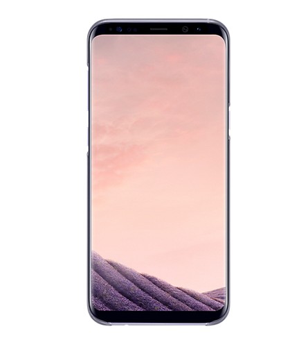 GENUINE Samsung Galaxy S8 + PLUS Clear Cover Case Violet | EF-QG955CVEGWW - Picture 2 of 5
