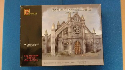 Pegasus Hobbies 4925 28mm Gothic City Gebäude kleines Set #2 unmontiert ohne Lack