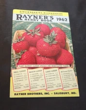 1963 RAYNER'S BERRY BOOK GARDEN CATALOG-SALISBURY, MARYLAND-36 PAGES-RARE