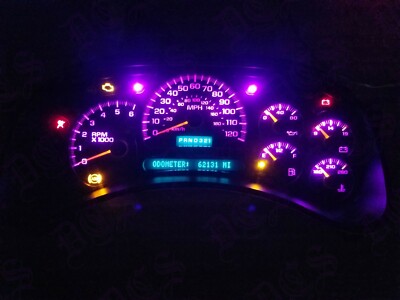 DIY PURPLE LED UPGRADE KIT SILVERADO SUBURBAN SIERRA ESCALADE H2 TAHOE YUKON XL