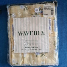 Waverly Fairfield Valance ~ "Fontanelle Buttercream" NIP ~ 78"×14" ~ 2 Available