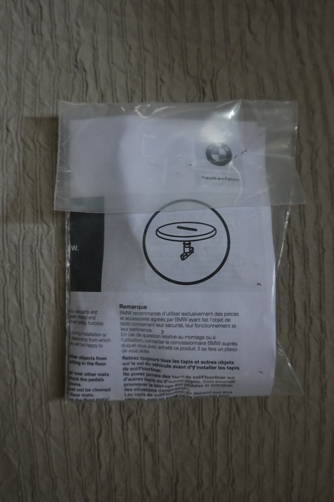 OEM BMW Set of 4 Velcro Floor Mat Fastener Disks Tclip eBay