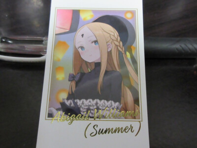 Fate Grand Order FGO Portrait Card Abigail Williams