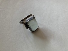 Sterling Silver 925 With Clear Crystal Ring Size 8