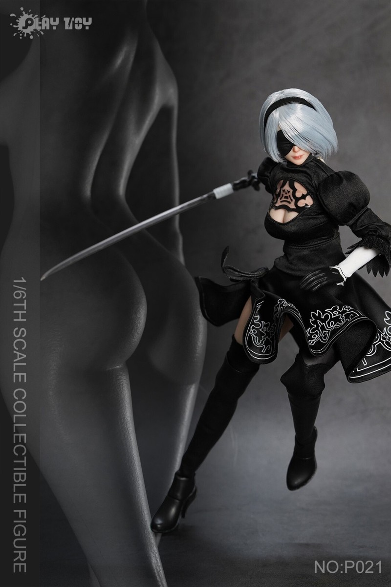 PLAY TOY P021 1/6 Humanoid Robot 2B Collectible Female Action