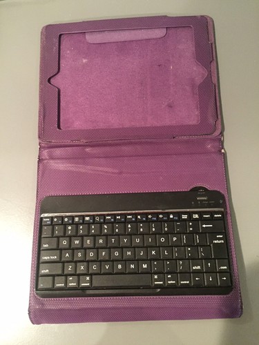 Brookstone Keyboard Case for iPad , Lavender