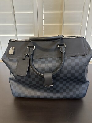 LOUIS VUITTON Damier Cobalt Neo Greenwich Travel Bag Luggage Carry