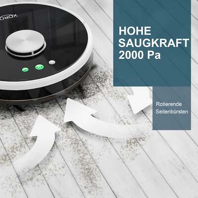 XORO Saugroboter HSR 200 - Wischfunktion, Lasernavigation, Alexa/Google Home