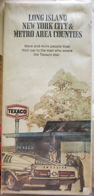 Vintage 1973 Texaco Road Maps Lot Of 2 Maps Unused In Plastic Wrap Free Shipping