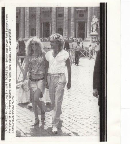 ROD STEWART 55 FOTOS ORIGINALES DE ARCHIVO DE PRENSA ANTIGUO aprox. 1989 - Imagen 3 de 8