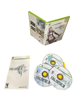 Microsoft Xbox 360 CIB Complete TESTED Final Fantasy XIII FF 13 BL