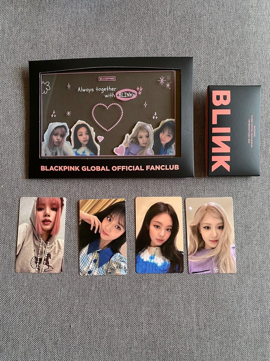 YG BLACKPINK BLACK PINK GLOBAL OFFICIAL FAN CLUB KIT