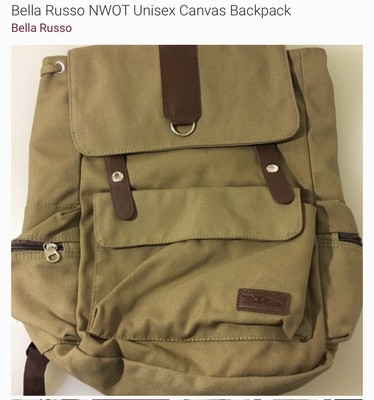 bella russo backpack purse