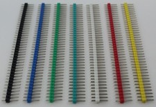 10pcs 1x40 40 Pin Header for PCB Arduino 2.54mm 0.1" Pitch