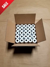3 1/8"  x 119' Thermal Paper (50 Rolls) for Hypercom T77-T