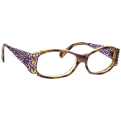 Jean Lafont Sunglasses  Frame Only  Serena 701 Purple/Brown Cat Eye France 54 mm