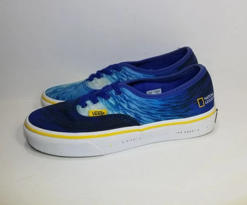 Vans National Geographic Ocean Waves 721336 Skate Shoes Women's 5 EUR 34.5