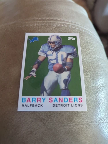 BARRY SANDERS 2008 TOPPS TURN BACK THE CLOCK DETROIT LIONS FREE SHIPPING