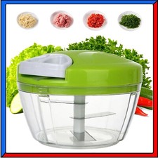 Tritatutto Manuale con Cordino Manovella Tritaverdure Trita Cipolla Aglio a Mano