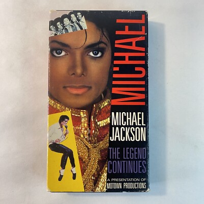 Michael Jackson - The Legend Continues (VHS, 1989) Motown Music