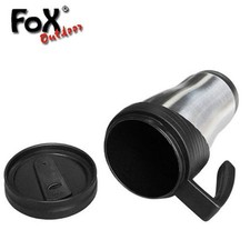 Fox Edelstahl Thermobecher 400 ml doppelwandig mit Deckel – Bild 2
