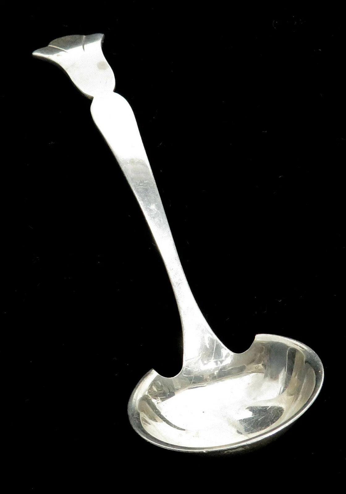 ARTS & CRAFTS GRAFF WASHBURNE & DUNN STERLING SILVER 5" SAUCE LADLE #136