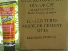 -Yale Automotive Muffler Exhaust Pipe Catalytic Cement  12 TUBES   (12 POUNDS