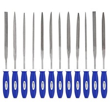 Nadelfeilen Set 12-tgl Schl&uuml;sselfeilen 150mm Raspel Pr&auml;zisionsfeile Nadel Feilen