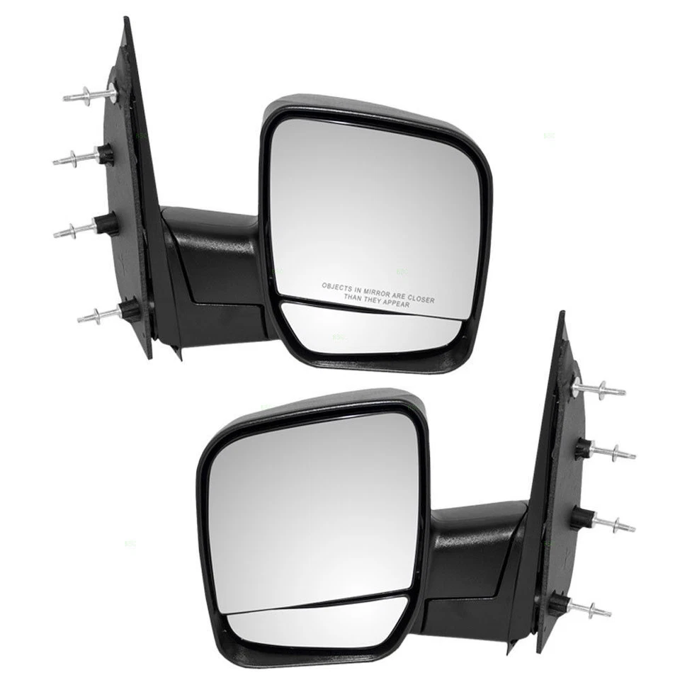 Juego de espejos retrovisores manuales laterales conductor y pasajero para Ford Econoline 2003-2004 2008-2014 Foto 3 de 4
