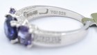 LAB CREATED ALEXANDRITE & TANZANITE /W-SAPPHIRE RING .925 Sterling Silver - NWT — photo 5