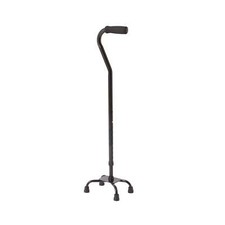 Aluminum Quad Cane with Small Base for Balance,Walking Aid for Seniors  Adults