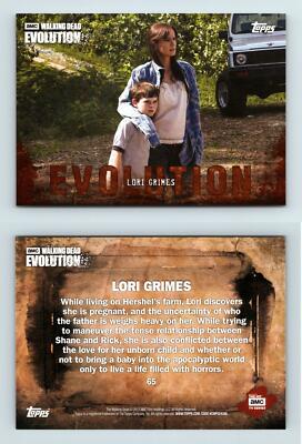 Lori Grimes #65 The Walking Dead Evolution 2017 Topps Brown Parallel Card