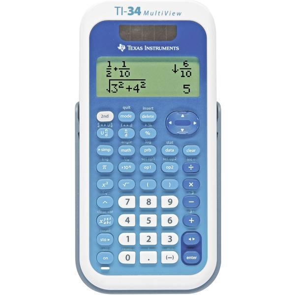 Texas Instruments 83-TI34MV  TI-34 MULTIVIEW Calcolatrice per la scuola Bianco,