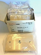 GC Electronics #32-3062-BU Wall Plate "F" to "F" (Qty=10) New in Box