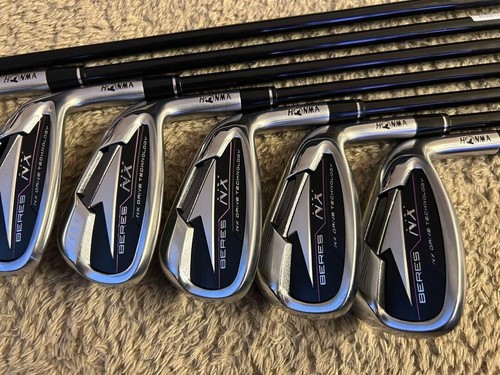 UNUSED Ladies HONMA BERES NX Iron Set of 7 6-11-PW Graphite Flex L Right handed - Picture 2 of 9