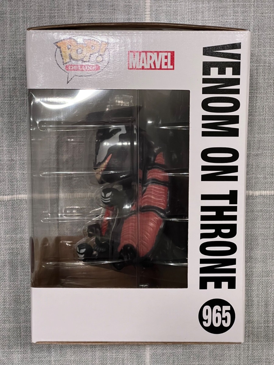 Funko POP Venom On Throne 965 GITD Exclusive Funko POP Marvel Glow