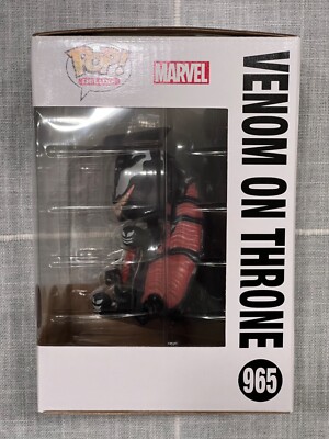 Funko POP Venom On Throne 965 GITD Exclusive Funko POP Marvel Glow