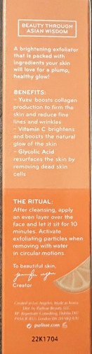 Purlisse Yuzu + orange exfoliator 1.7 oz new in box - Picture 4 of 5