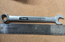 Craftsman  15mm Combination Wrench -VV- 42919  Series - Made In USA