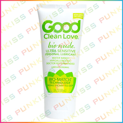 Good Clean Love Bionude Lubricant Water Based Ultra Sensitive Moisturizing Lube