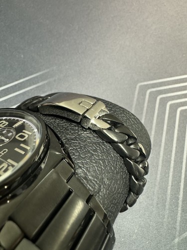 Citizen CA4285-68E Black Chronograph Mens Classic Watch & Bracelet - Picture 11 of 16