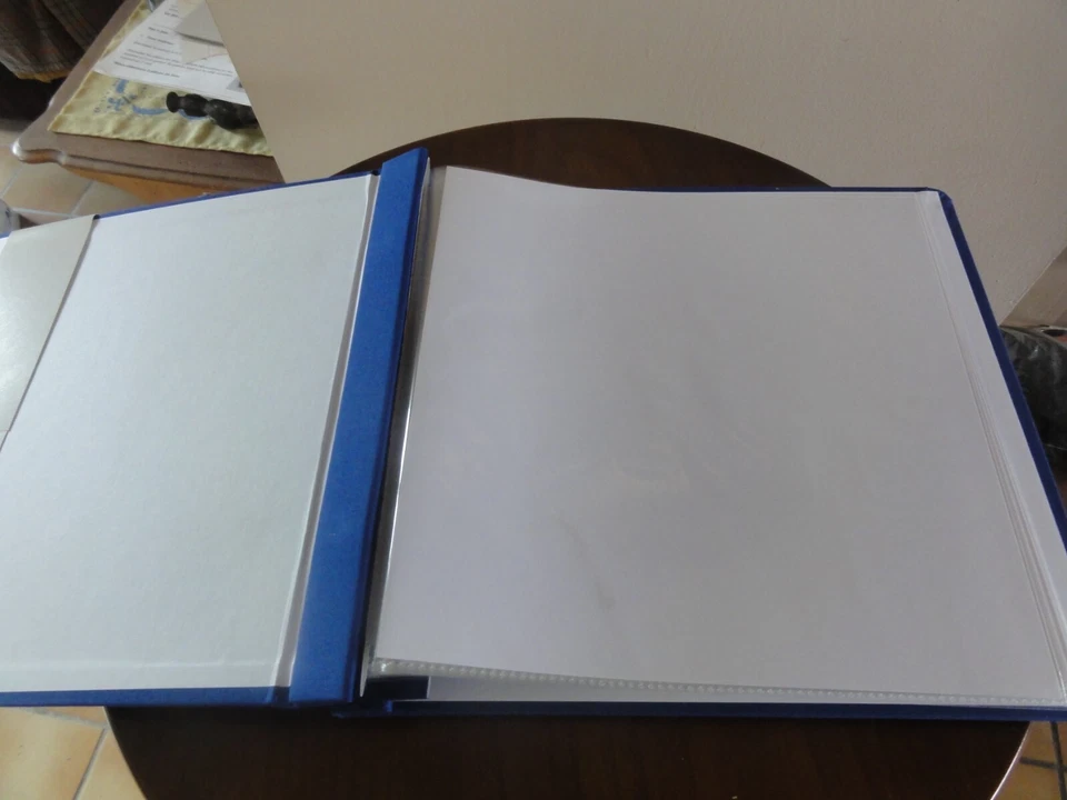 album scrap book. classeur avec 10 pochettes transparentes. 20 x 20+ 10 feuillet - Photo 2/4