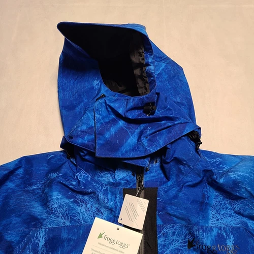 Limited Edition Frogg Toggs Pilot PRO Jacket  Sz M Realtree  Fishing Dark Blue  image 10