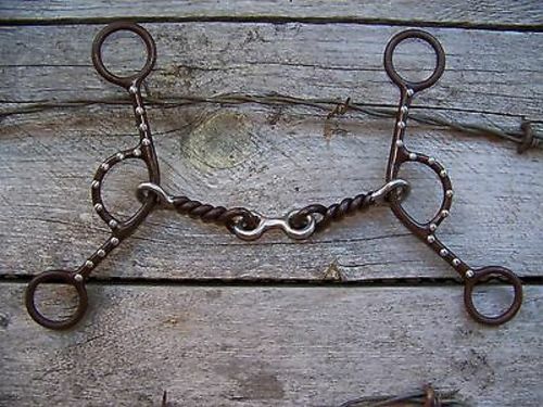 Mors American Heritage Equine – Antique Short Lifter Avec Twisted Dog Bone