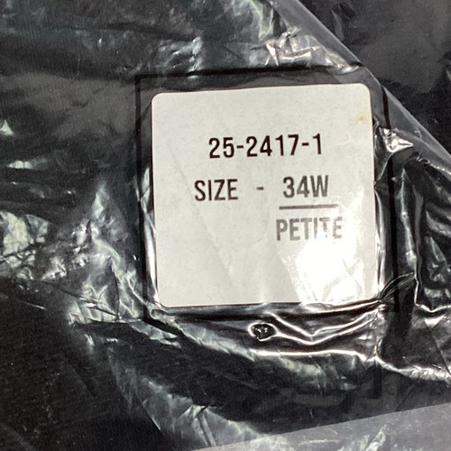 2 Pair Black Woman Within Plus Sz Pull On Elastic Waist Knit Pant Capri 34WP NWT - Picture 3 of 5