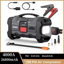 Car Jump Starter with Air Compressor PowerBank Emergency Battery Booster Starter