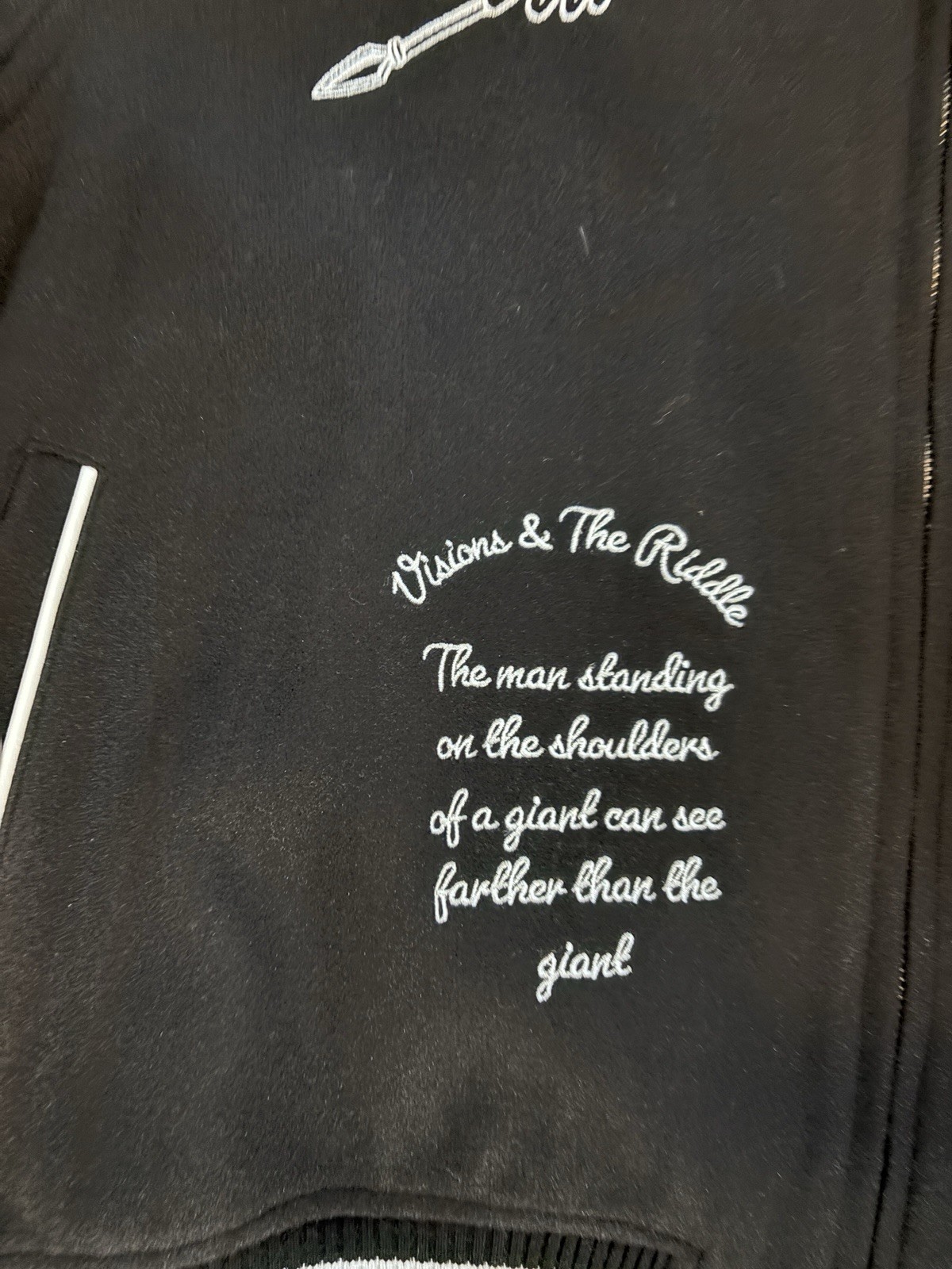 Authentic Represent Varsity Jacket Size Medium - image 6