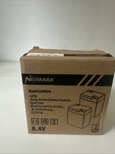 Box of 2 Nermak Lifep04 Rechargeable Batteries